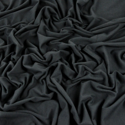 Jersey-Stoff einfarbig graphitfarben  