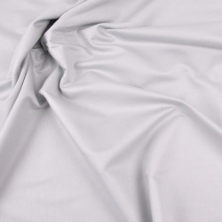 Premium Baumwollsatin - hellgrau