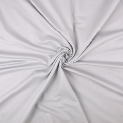 Baumwoll-Satin Premium - hellgrau  