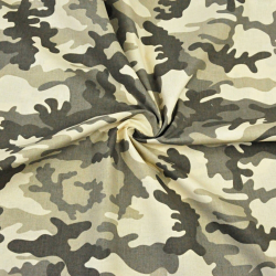 Baumwolle 100% MORO Muster beige  