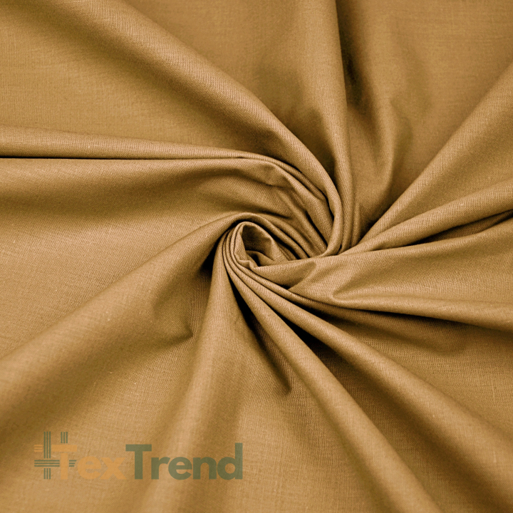 Baumwolle 100% einfarbig nussbraun  