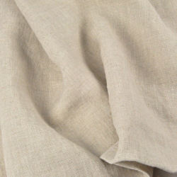 Leinen Bekleidungsstoff natur 100%  