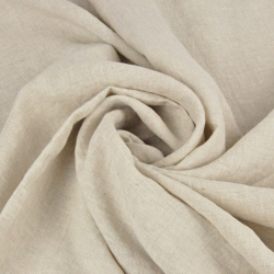 Leinen Bekleidungsstoff natur 100%  