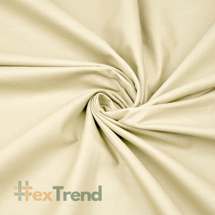 Baumwolle 100% einfarbig dunkelbeige - 81  