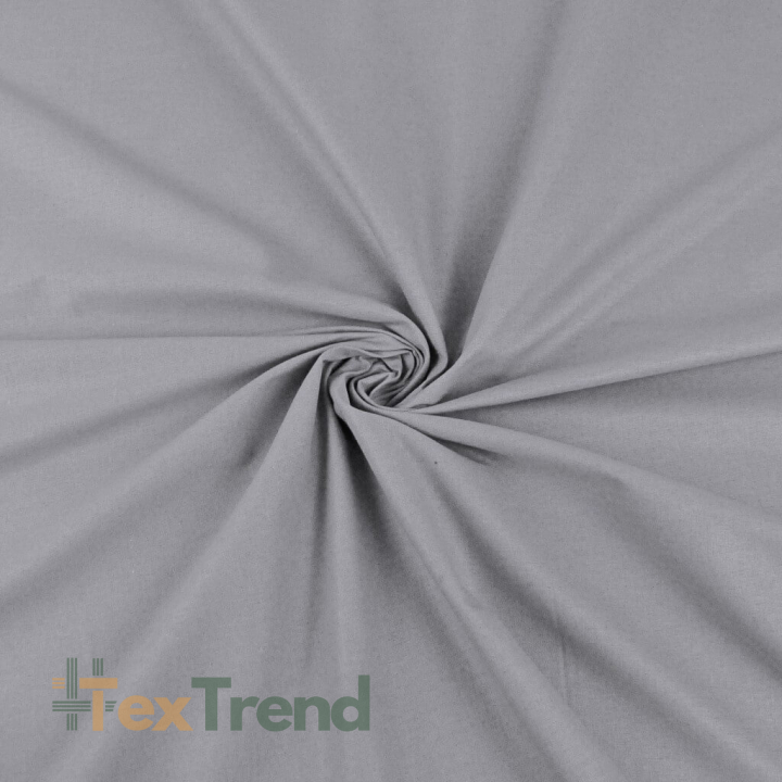 Baumwolle 100% einfarbig stahlgrau - 31  