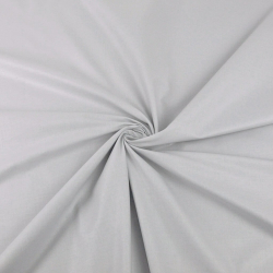 Baumwolle 100% einfarbig perlgrau - 14  