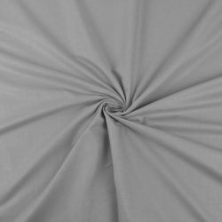 Baumwolle 100% einfarbig grau - 40  