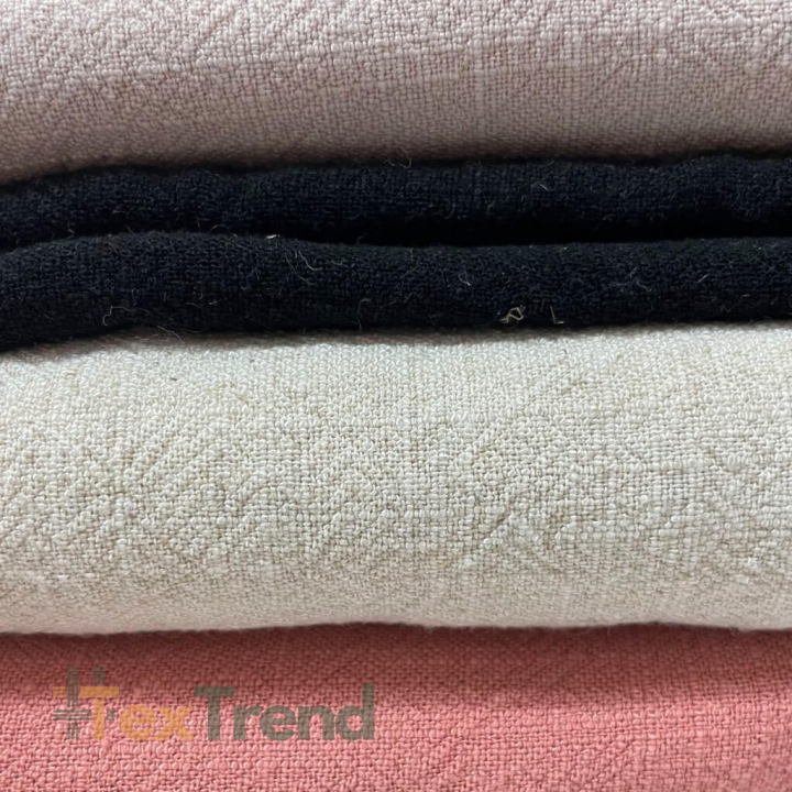 Leinen mit Viskose MIX Reste, Endstücke - 1kg