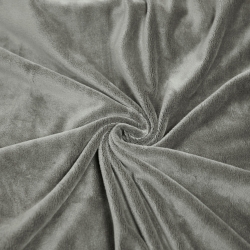 Minky glatt Premium grau (Dapple gray)  