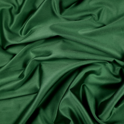 Premium Baumwollsatin - Flaschengrün