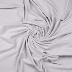 Jersey-Stoff einfarbig hellgrau  
