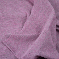 Jersey-Strick meliert - schmutzig rosa  