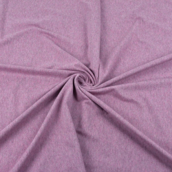 Jersey-Strick meliert - schmutzig rosa  