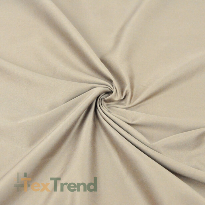 Beige Baumwollsatin - 220cm