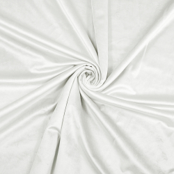 Samt Vorhangstoff - Elfenbein  