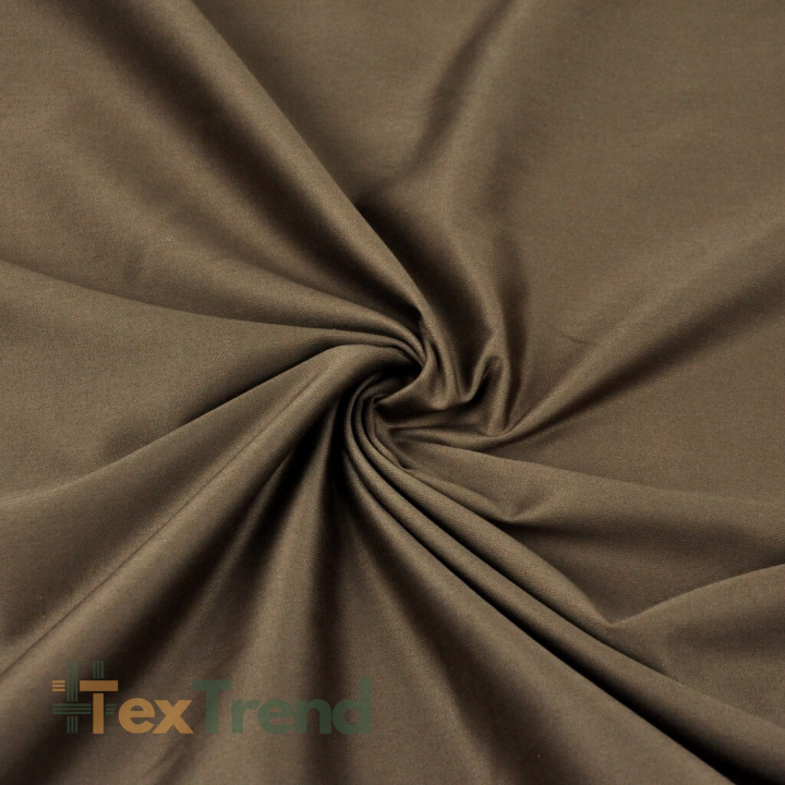 Baumwollsatin braun - 220cm  