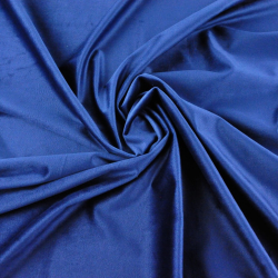 Samt Vorhangstoff - Indigo  