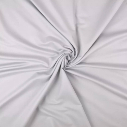 Helles graues Baumwollsatin - 220cm