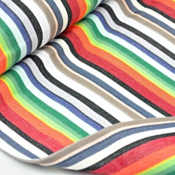 Liegegewebe bunte Streifen  