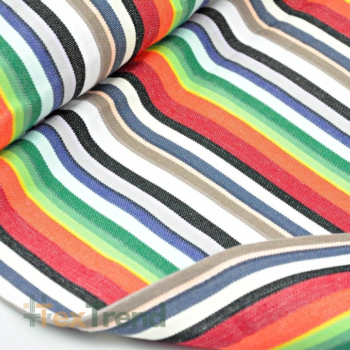 Liegegewebe bunte Streifen  