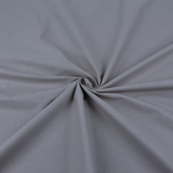 100% Baumwolle einfarbig dunkel stahlgrau - 51  