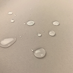 Wasserabweisender Stoff hellbeige  