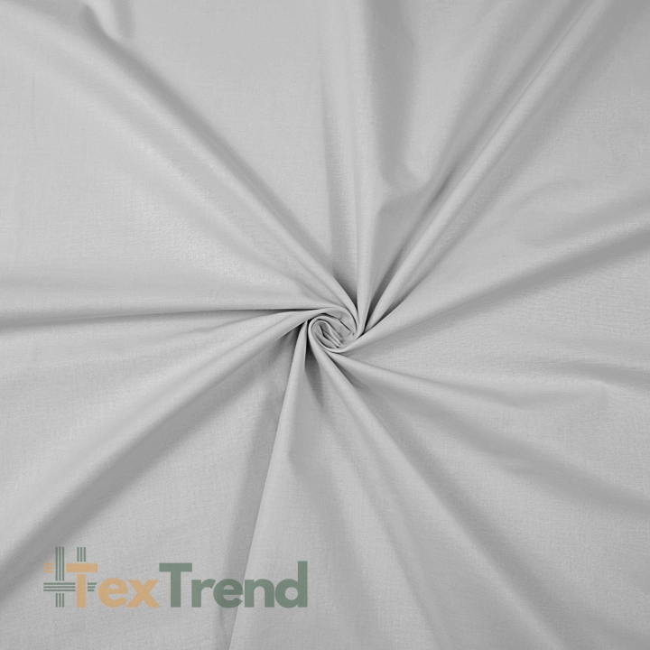 Baumwolle 100% einfarbig alabastergrau 220cm - MR  