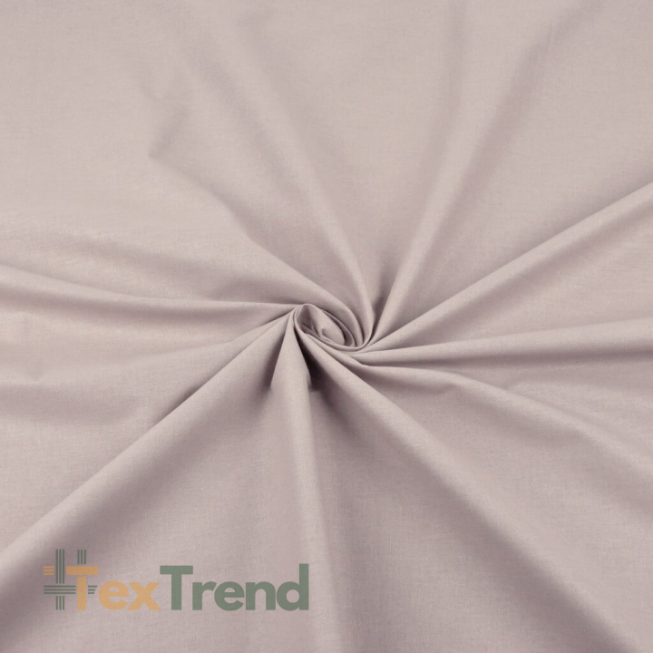 100% Baumwolle einfarbig beige-rosa - 39 SZ  