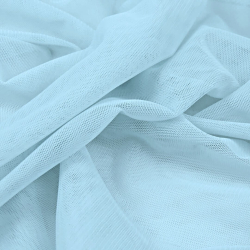 Tüll weich - eisblau  