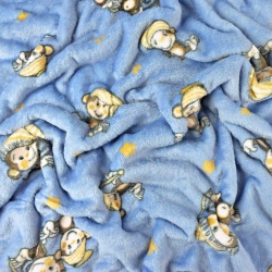 Polar Plus Äffchen auf blauem Hintergrund  