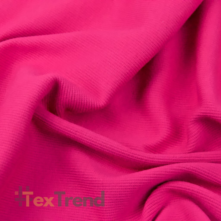 Rippstrickstoff (Bündchen) - fuchsia  