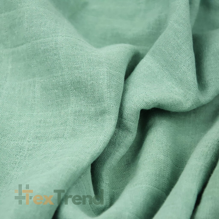 Baumwoll-Musselin Salbei  