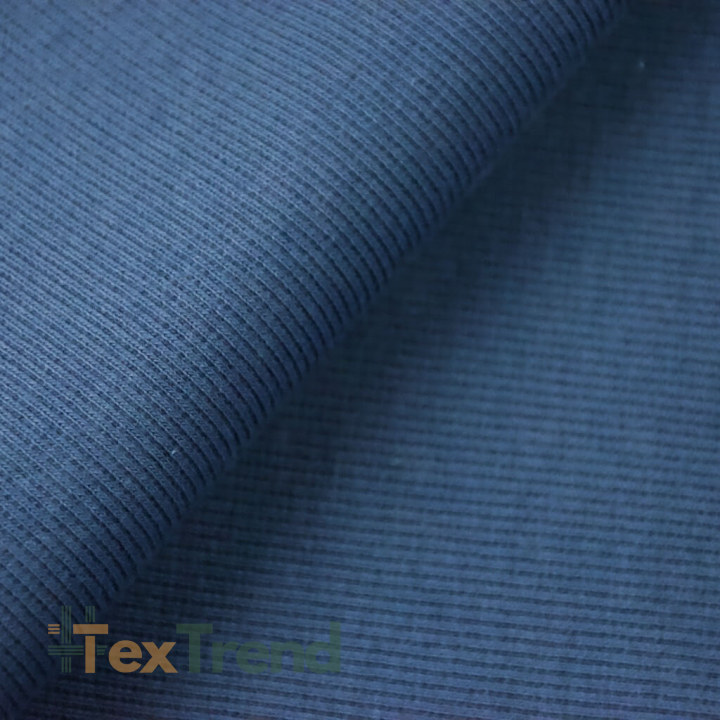 Rippstrickstoff (Bündchen) - jeansblau  