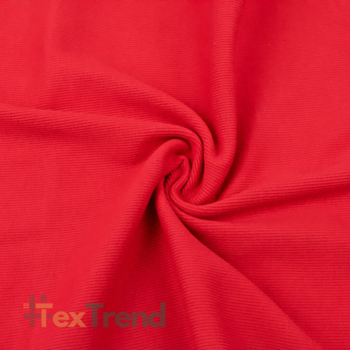 Rippstrickstoff (Bündchen) - rot  