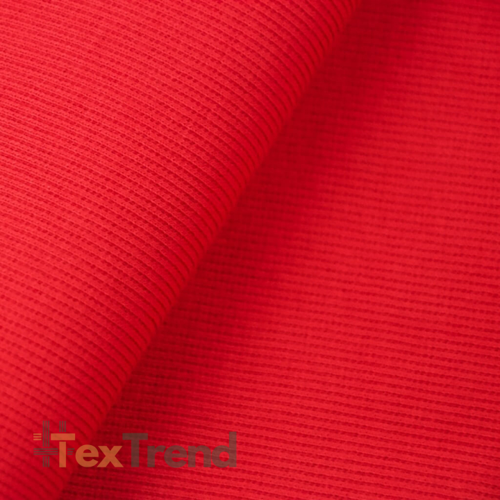 Rippstrickstoff (Bündchen) - rot  