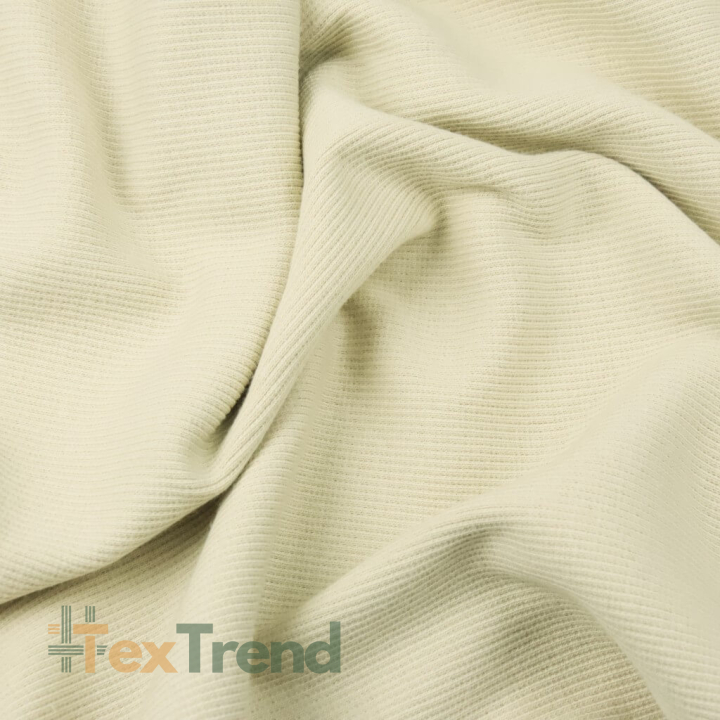 Rippstrickstoff (Bündchen) - hellbeige  