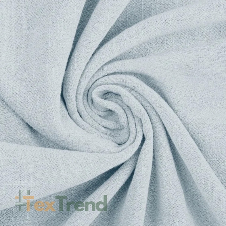 Leinen mit Viskose Bekleidungsstoff - hellblau (Illusion blue)  