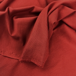 Sweatstoff Loop - einfarbig ziegelrot - 280g  