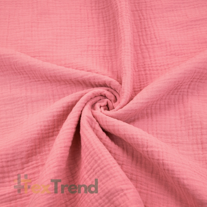 Musselin Double Gauze lachsrosa (Salmon rose)  