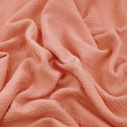 Musselin Double Gauze pfirsichfarben (Peach Pearl)  
