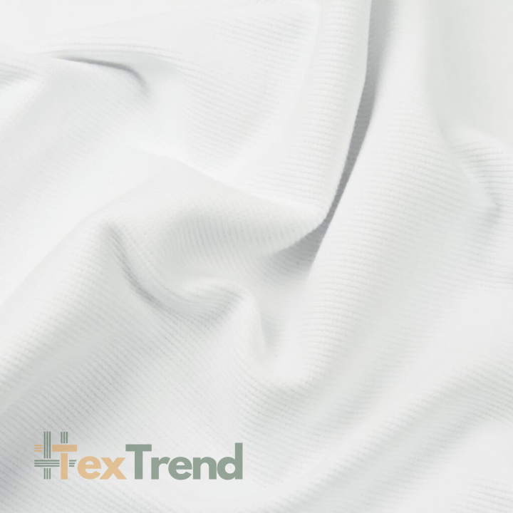 Rippstrickstoff (Bündchen) - weiß  