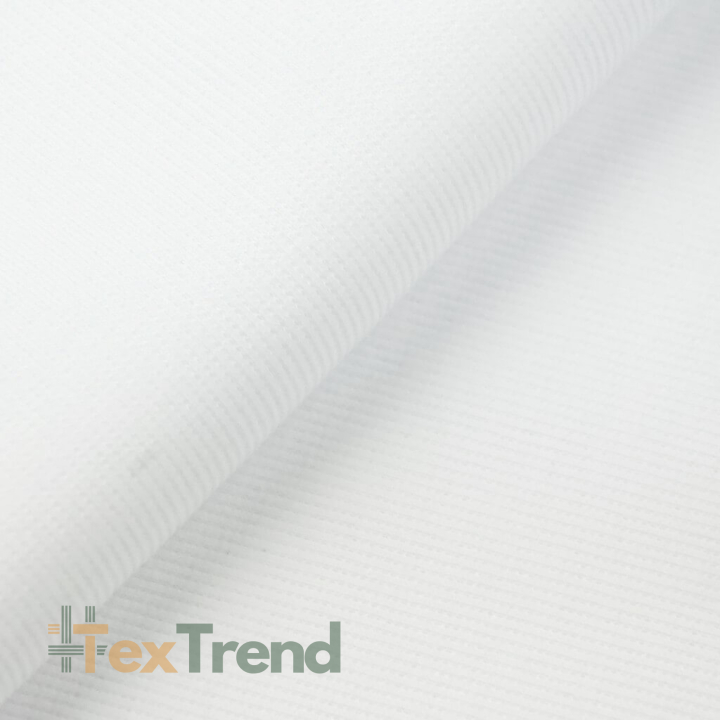 Rippstrickstoff (Bündchen) - weiß  