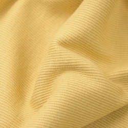 Rippstrickstoff (Bündchen) - senfgelb  