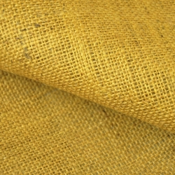 Rohes Jutegewebe 100% - senfgelb  