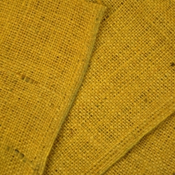 Rohes Jutegewebe 100% - senfgelb  