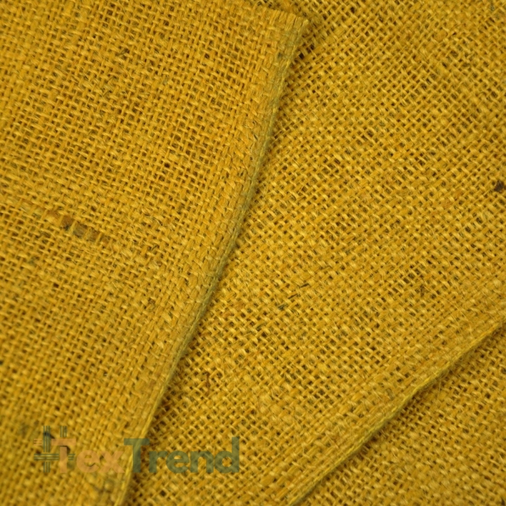 Rohes Jutegewebe 100% - senfgelb  