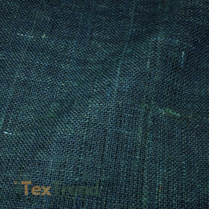 Rohes Jutegewebe 100% - dunkelblau  