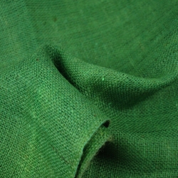 Rohes Jutegewebe 100% - grün  