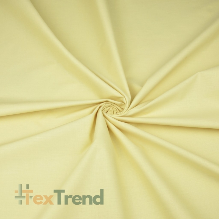 Baumwolle 100% einfarbig dunkle Vanille - 220cm  