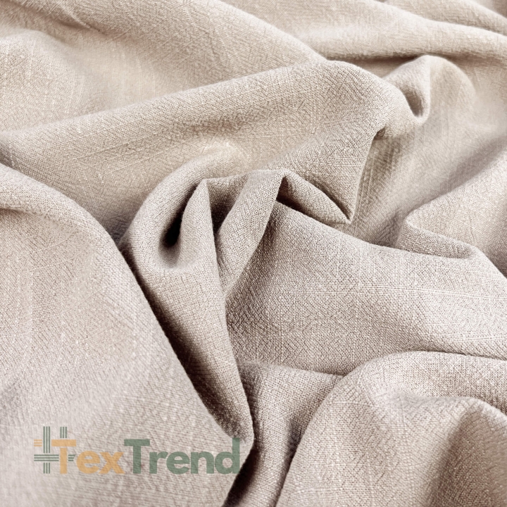 Leinen mit Viskose Bekleidungsstoff - beige-rosa (Brazilian Sand)  